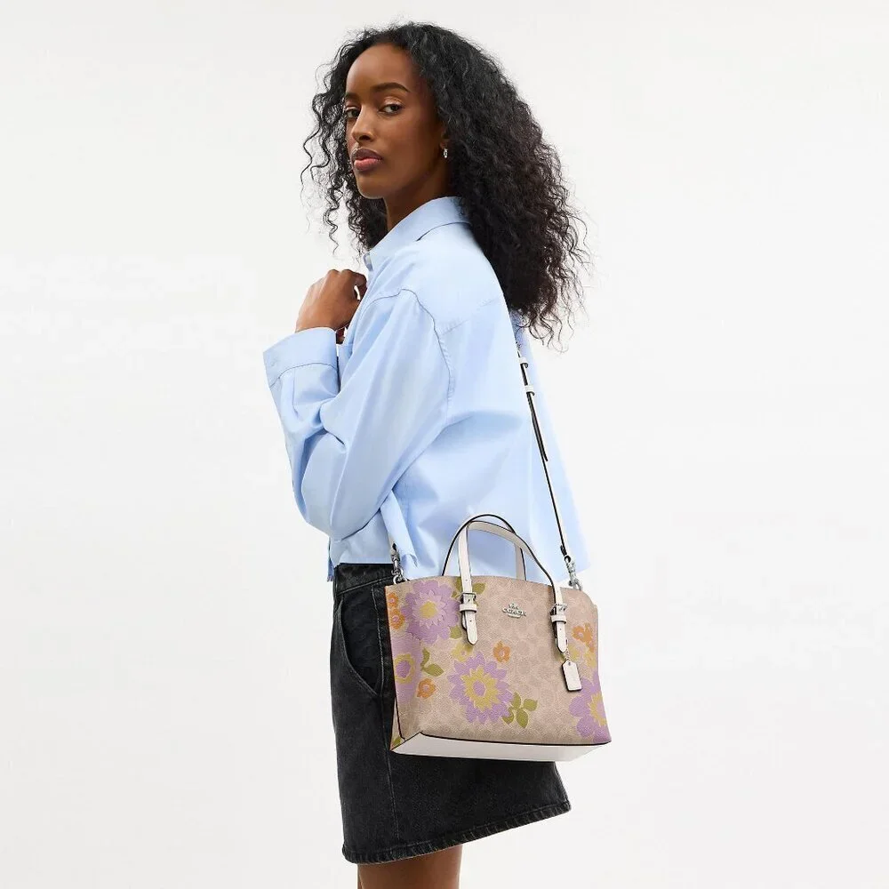Coach Mollie Tote Bag 25 In Signature Canvas DISCOUNTED PRICED TO SALE AT COST - Picture 3 of 9